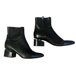 Alexander Wang Jude Block Heel Boots Size 39.5
